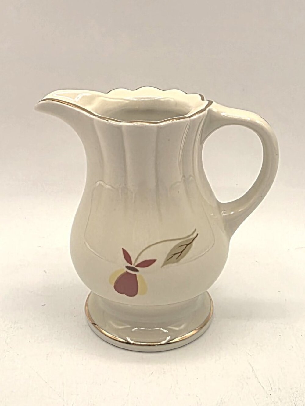 Vintage Autumn Leaf Jewel Tea Hall China Individual Creamer Rare N.A.L.C.C. 1998